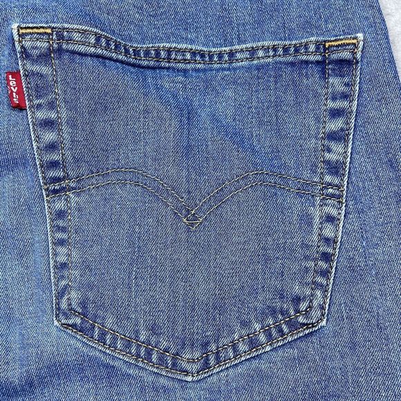 Levis 505 Jeans Mens Size 36 Blue Denim Jeans Regular Fit Straight - Picture 9 of 10